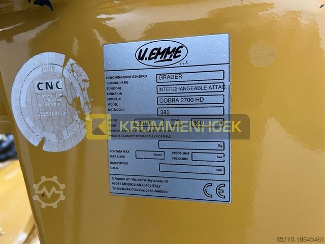 Push-pull Caterpillar Grader Cobra 2700 HD Aanbouwgrader voor Schrank...