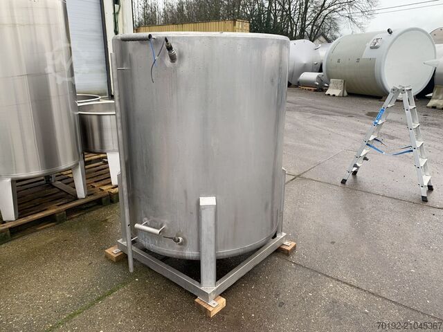 1750 liter tank made of V2A stainless steel  S16511