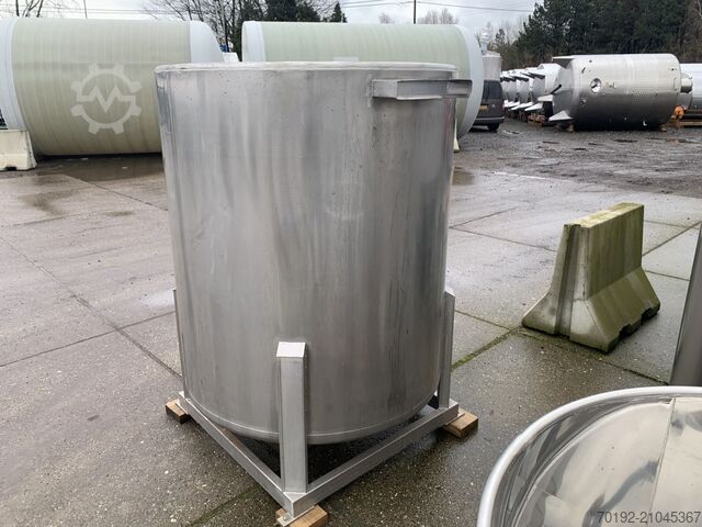 1750 liter tank made of V2A stainless steel  S16511