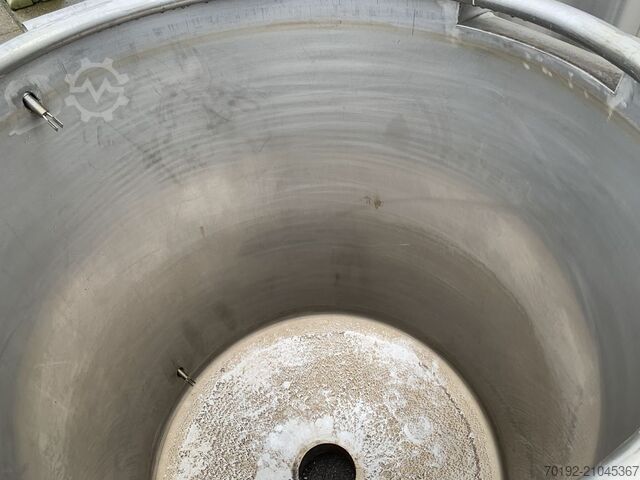 1750 liter tank made of V2A stainless steel  S16511