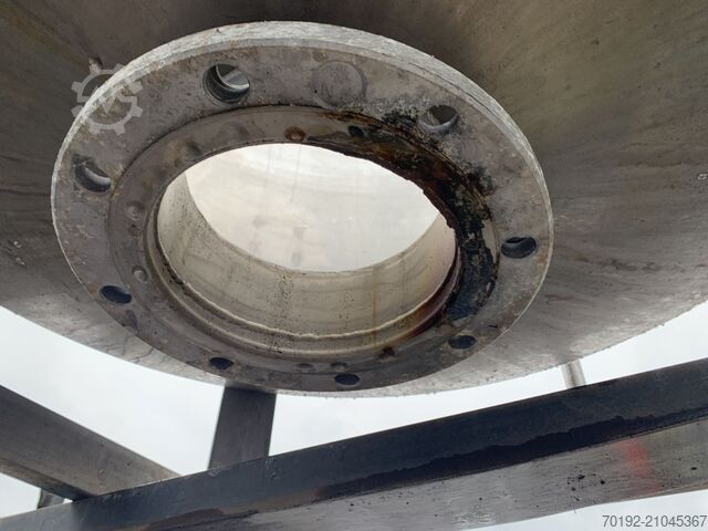 1750 liter tank made of V2A stainless steel  S16511