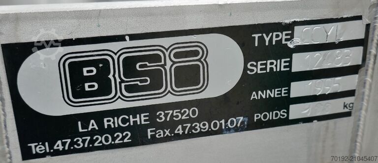 1000 liter pharmaceutical container made of V4A BSI Biemont Soneco Industries 9700