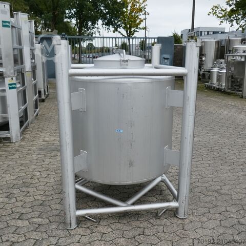 1000 liter pharmaceutical container made of V4A BSI Biemont Soneco Industries 9700
