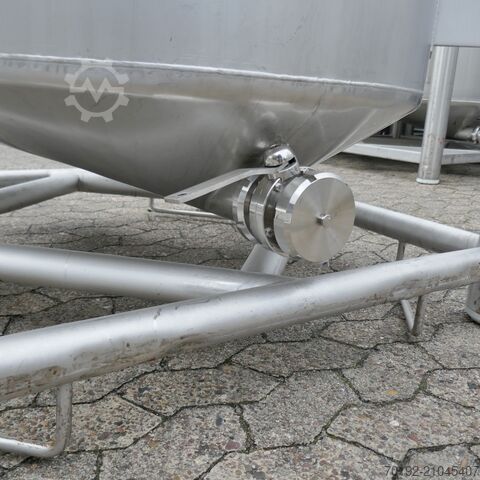 1000 liter pharmaceutical container made of V4A BSI Biemont Soneco Industries 9700