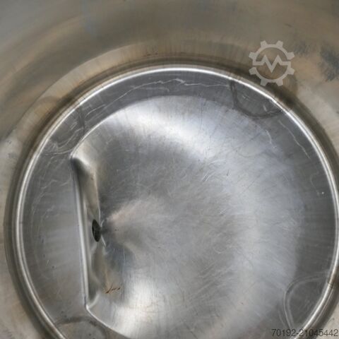 1000 liter IBC round container made of V2A stainless steel UCON K0105