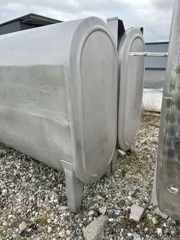 2500 Liter ovaler Lagerbehälter aus V2A H. BAUER Maschinen- und Apparatebau 9669