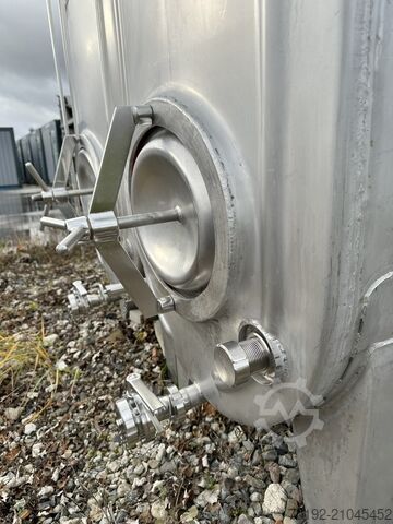 2500 Liter ovaler Lagerbehälter aus V2A H. BAUER Maschinen- und Apparatebau 9669