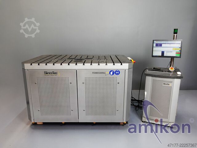 Resonance testing machine SincoTec POWER SWING 20 kN Mot Big Table