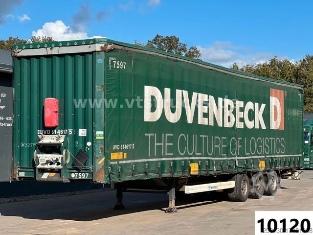 Open semitrailer with tarp KRONE SD Pritsche + Plane Edscha-Verdeck