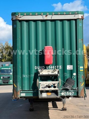 Open semitrailer with tarp KRONE SD Pritsche + Plane Edscha-Verdeck