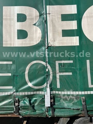 Open semitrailer with tarp KRONE SD Pritsche + Plane Edscha-Verdeck