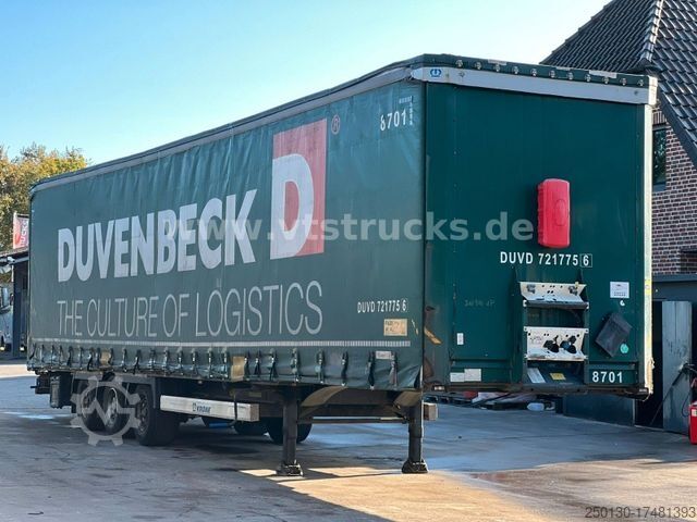 Open semitrailer with tarp KRONE SD Pritsche + Plane Edscha-Verdeck