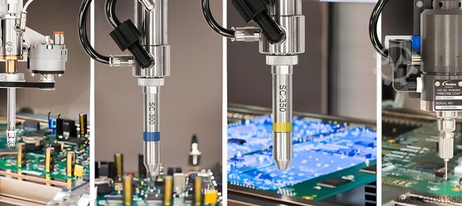 Selektiver Sprühbeschichter für Schutzlackierung (Conformal Coating) ICT PCBA Conformal Coating Machine