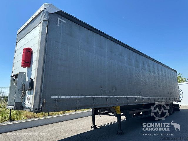 Open semitrailer with tarp Schmitz Cargobull Semitrailer Curtainsider Coil