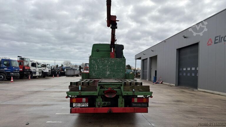 Plattformanhänger Mercedes-Benz actros 1844 (EPS / GRUE MKG 175 / CRANE MKG 175...
