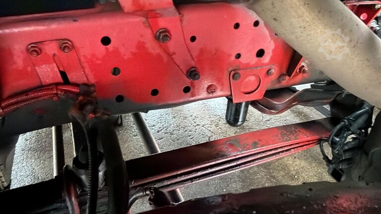 Plattformanhänger Mercedes-Benz actros 1844 (EPS / GRUE MKG 175 / CRANE MKG 175...