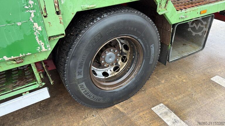 Plattformanhänger Mercedes-Benz actros 1844 (EPS / GRUE MKG 175 / CRANE MKG 175...