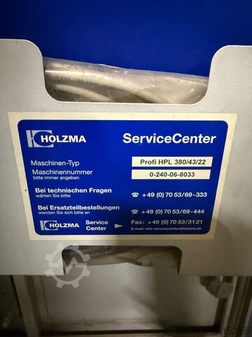 Plattenaufteilsäge Holzma HPL 380/43/22 Profiline
