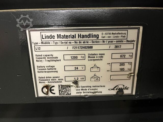 Hochhubwagen Linde L 12 //