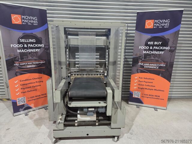 Folieneinschweißgerät mit Schrumpftunnel Wraps (UK) Ltd AI60-351 Sealer & M60-35TR Heat Tunnel