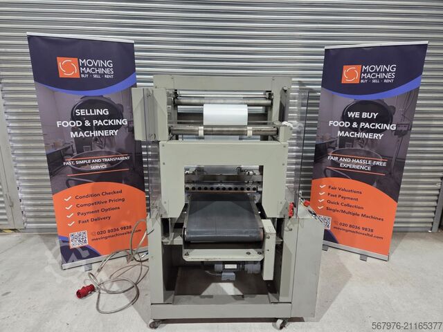 Folieneinschweißgerät mit Schrumpftunnel Wraps (UK) Ltd AI60-351 Sealer & M60-35TR Heat Tunnel