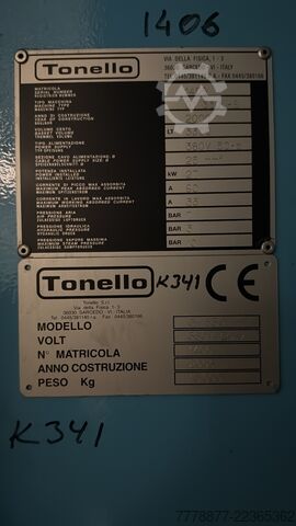 Industrielle Wasch- und Färbemaschine Tonello G1 330 HS Industrial Washing Machine