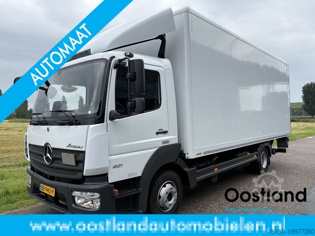Koffer Mercedes-Benz Atego 821 BL Euro6 Automaat Bakwagen / 3 zitpla...
