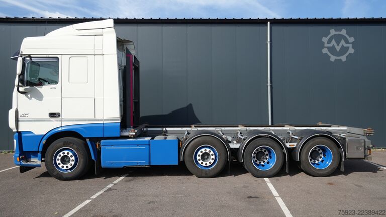 Containertransport DAF XF 510 8x2 20FT container transport truck