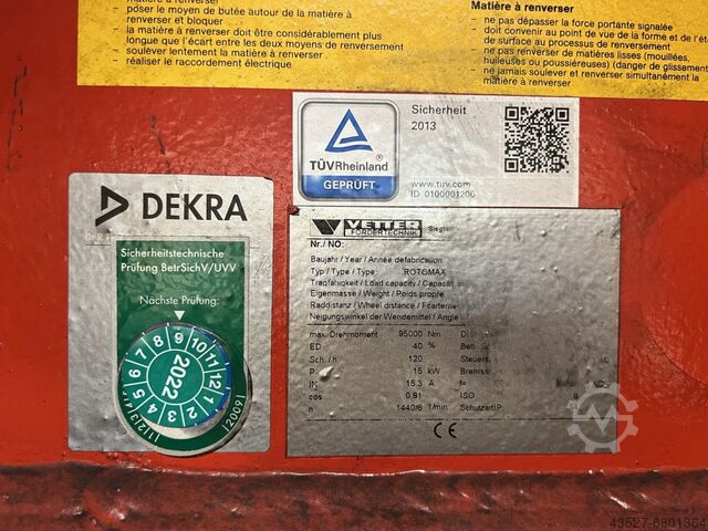 Krantraverse VETTER ROTOMAX - Lastwendekran 80t