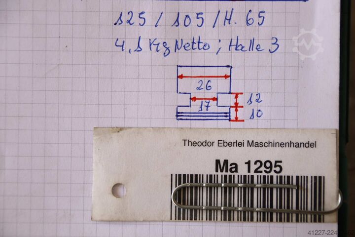 Wechselbacken Vierbackenfutter unbekannt Breite 26 mm