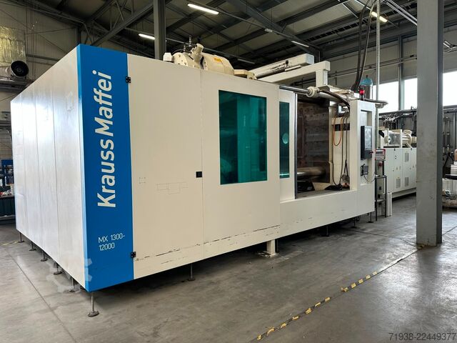 Injection molding machine KraussMaffei KM 1300-12000 MX