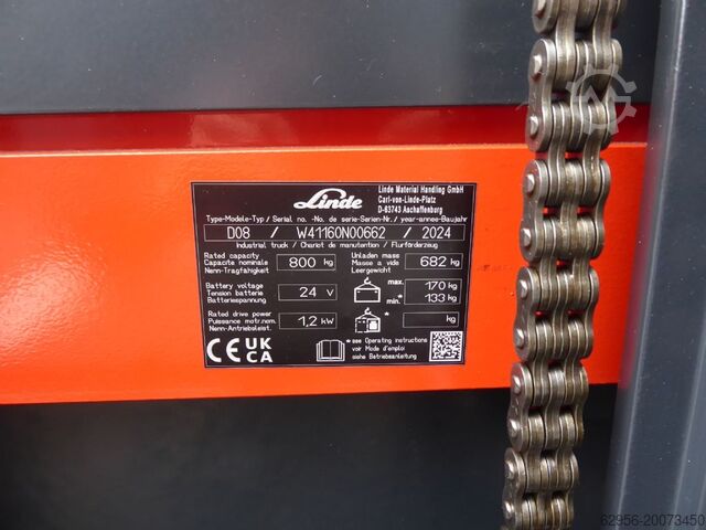 High Lift stacker Linde D08