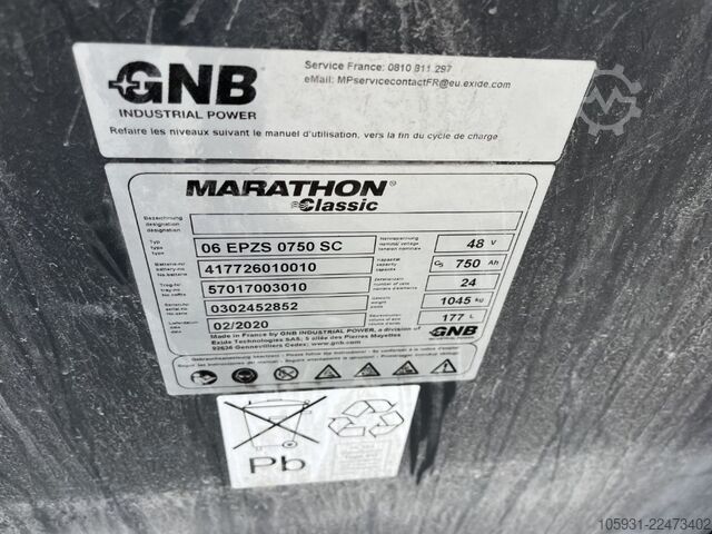 Electric 3-wheel forklift Linde E20L-02