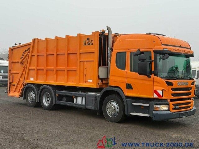 Müllwagen Scania P320 Zöller Medium X2C 21 + Delta 2301 Schüttung