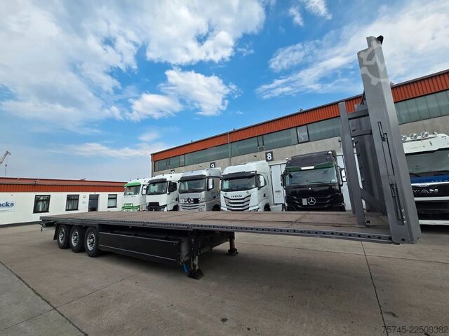 Working platform semitrailer KRONE SD * PLATEAU * BPW * 2X PALETTENKASTEN *