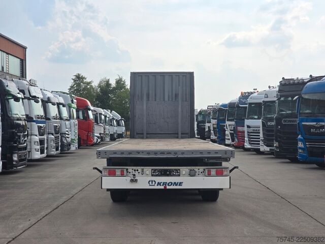 Working platform semitrailer KRONE SD * PLATEAU * BPW * 2X PALETTENKASTEN *