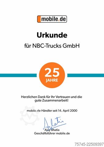 Refrigerated truck MERCEDES-BENZ ANTOS 2536 KÜHLKOFFER / LBW / CARRIER / 9,00M /