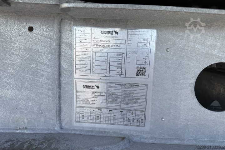 Tipper semitrailer Schmitz Cargobull SCB S3D Schiebeplane