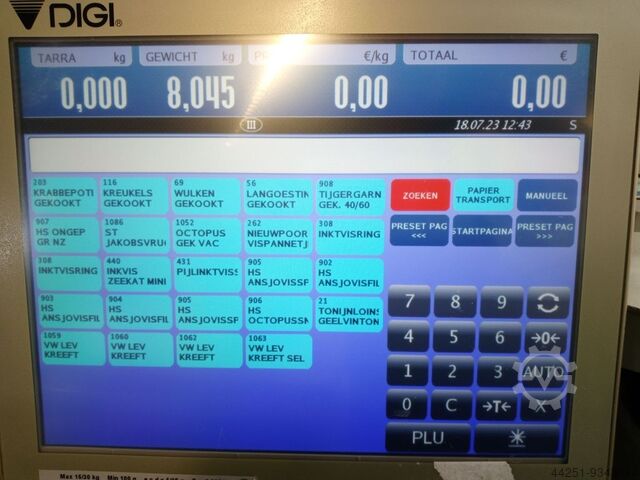 Verkaufswaage Waage Ladenwaage Digi System DIGI SM-5500B