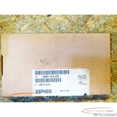Component Siemens C8451-A12-A76 SMP-E224 Ein-/Ausgabe   - ! -