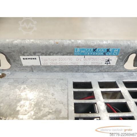 Component Siemens D300/90 6RA2968-5DV01-7HA1 E/R-Einheit SN: Q6/593569