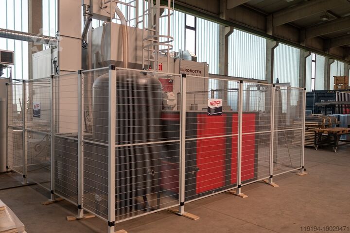 Automatische Strahlanlage RoboBlast SAPI RoboBlast Roboter-Sandstrahlanlage