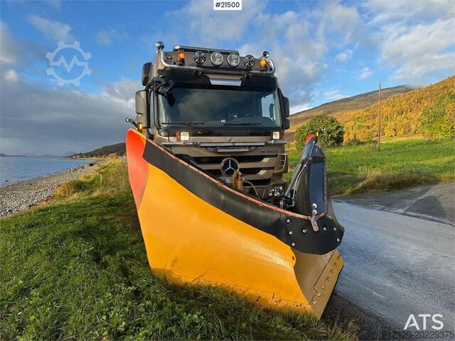 Hook arm system Mercedes-Benz Actros 2848 6x4 snow rigged hook truck w/ 20t hook