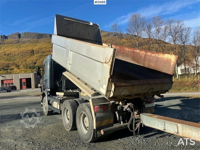Tipper Scania G480 6x4 snow rigged tipper truck w/ two sets of t