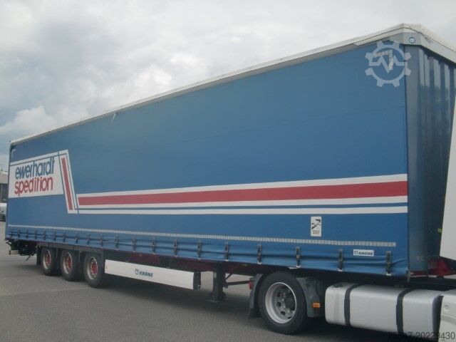 Auflieger mit Pritsche & Plane Krone SDP 27 Mega Liftachse Hubdach