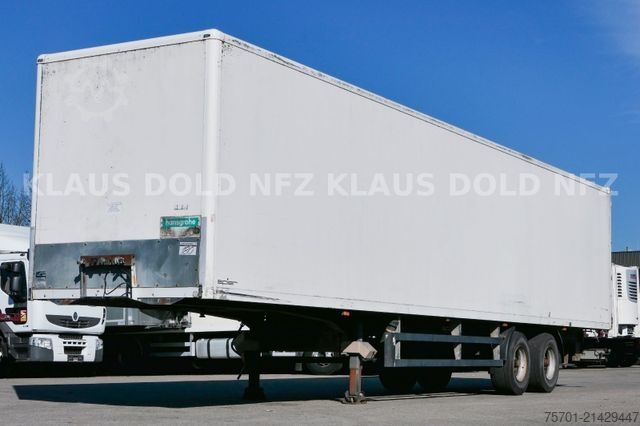 Box semitrailer SPIER SGL 290 Koffer Scheibenbremsen BPW-Achsen