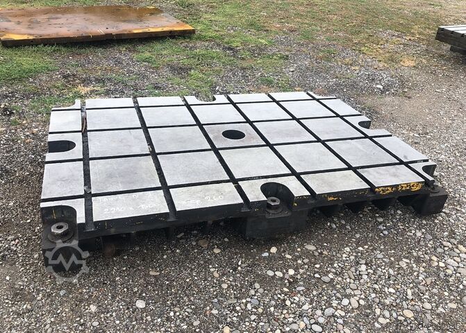 Steel floor plates Taques acier rainurée - Steel Plates 2210 x 1500 x 260 mm
