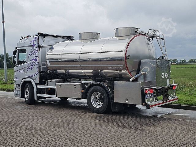 Tanker truck SCANIA G500 MILKTANK,12M3