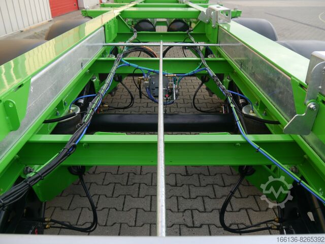 Semi-trailer containerchassis Fliegl SDS 380 Gooseneck 45 Typ 2