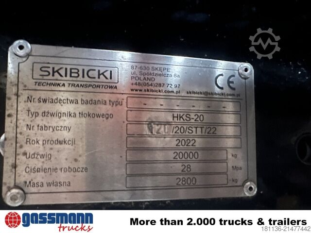 Roll-off tipper truck HKS -20 Abrollanlage, bis 7m Container